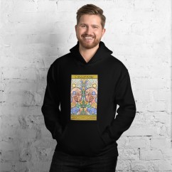 Cannabis universe third eye design unisex hoodie