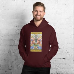 Cannabis universe third eye design unisex hoodie