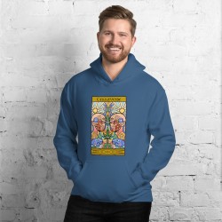 Cannabis universe third eye design unisex hoodie