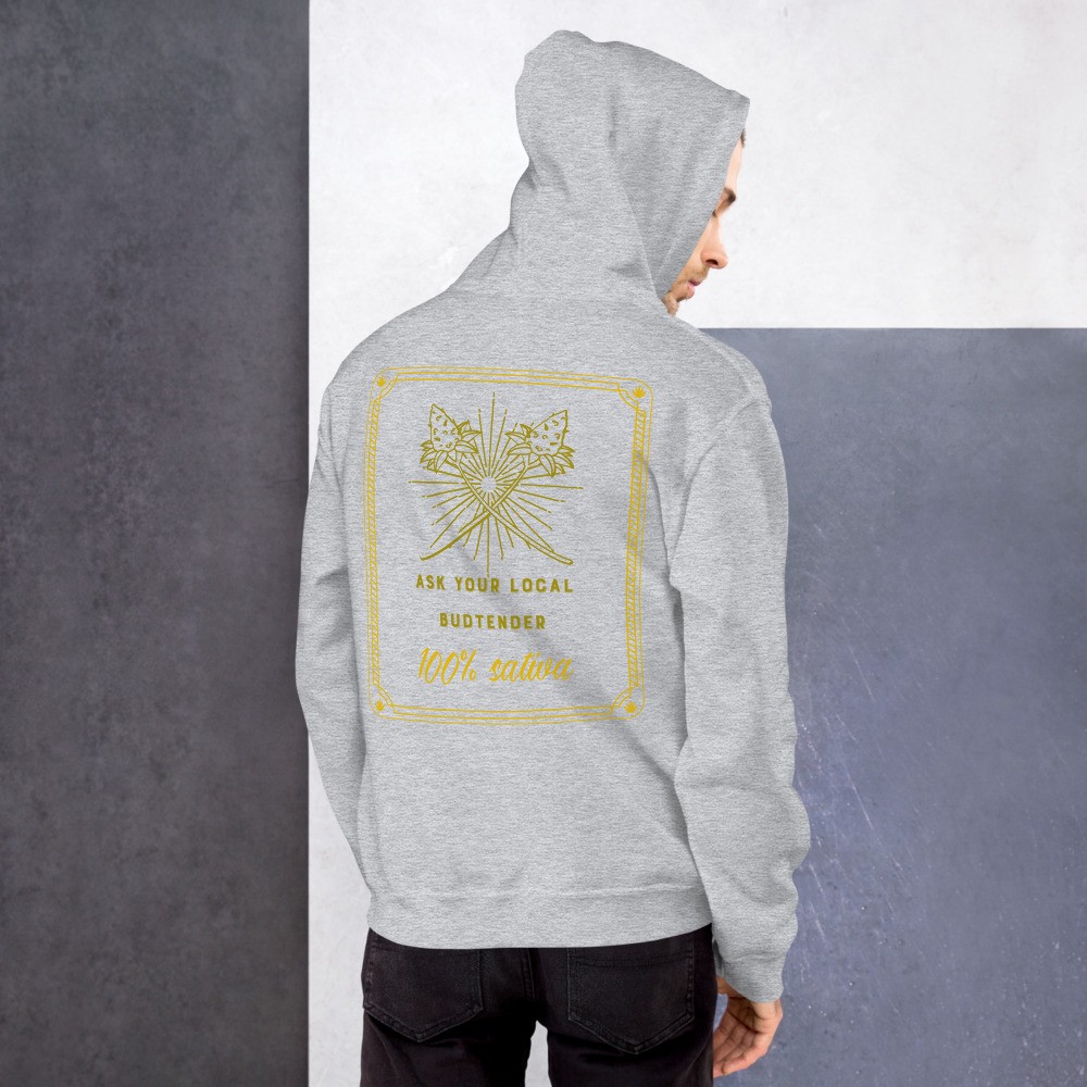 Cannabis design Unisex Hoodie, weed lovers, 100% sativa