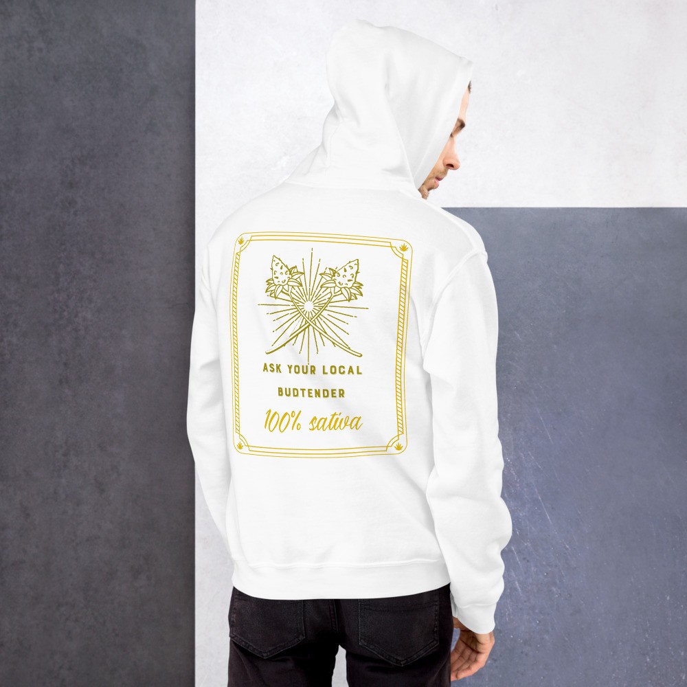 Cannabis design Unisex Hoodie, weed lovers, 100% sativa