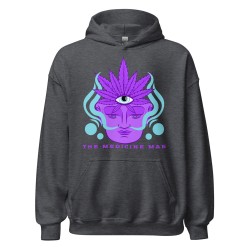 The medicine man Cannabis shaman third eye design unisex hoodie