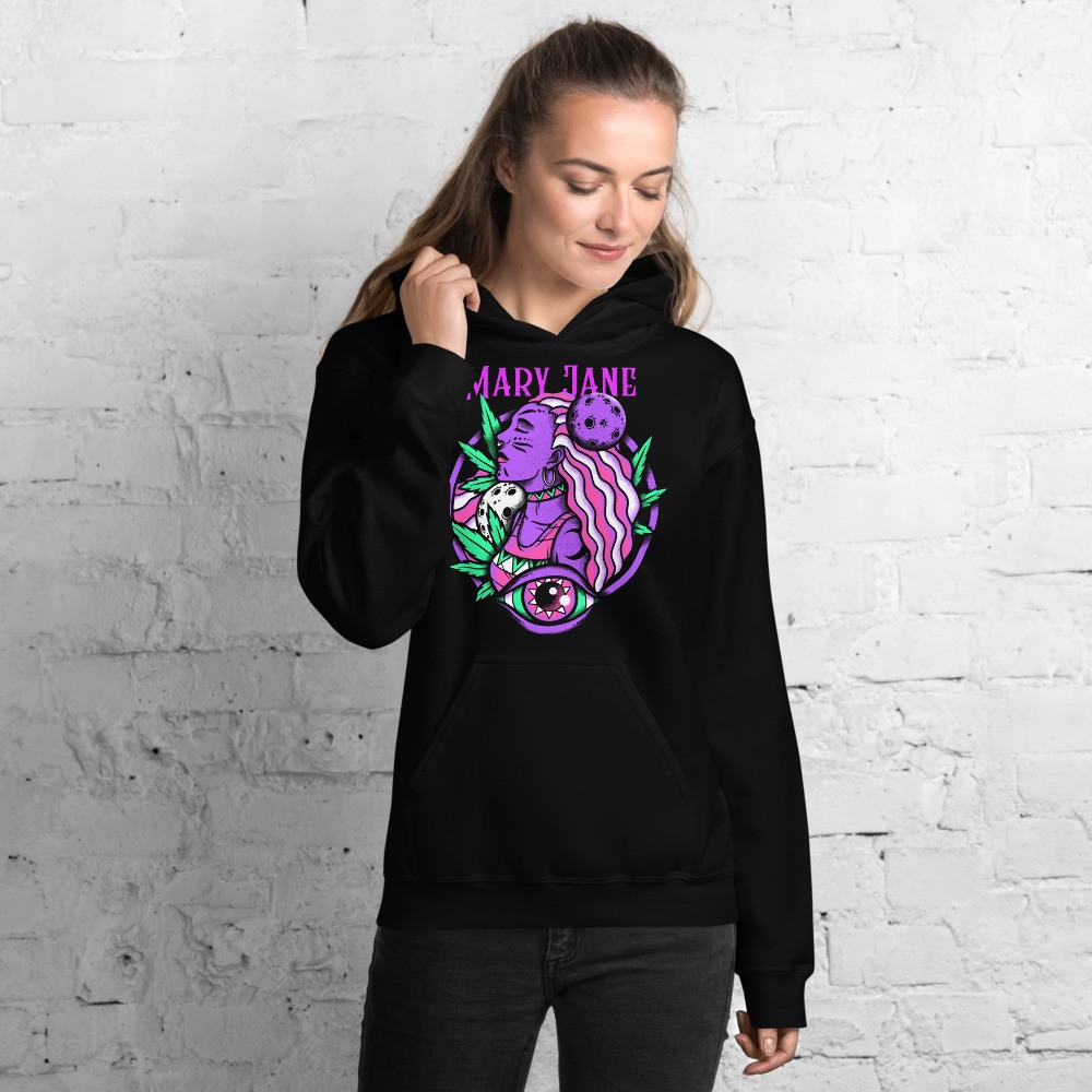 UnisCannabis universe shaman unisex hoodie design Mary Janeex Hoodie