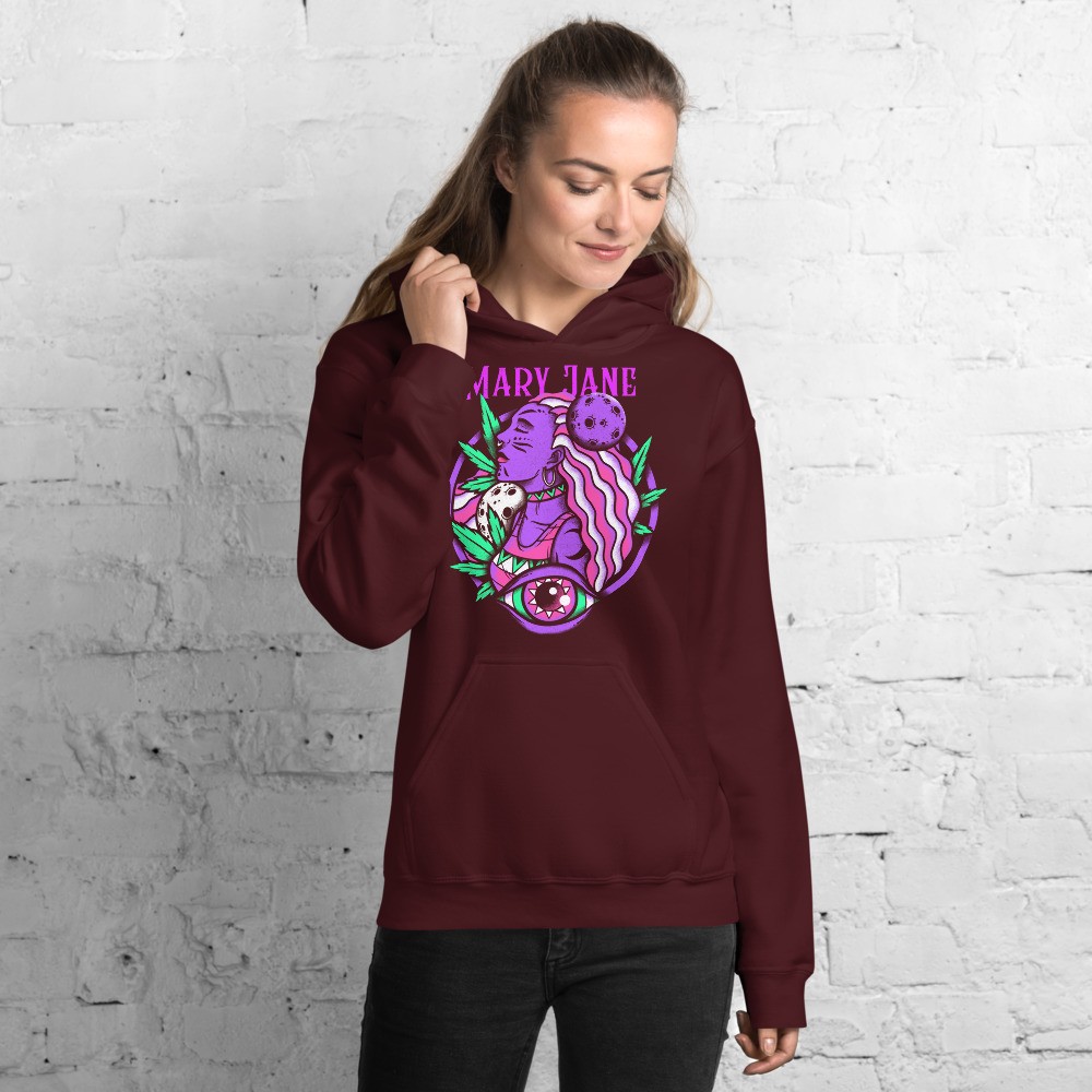 UnisCannabis universe shaman unisex hoodie design Mary Janeex Hoodie