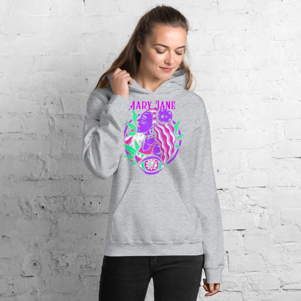 UnisCannabis universe shaman unisex hoodie design Mary Janeex Hoodie