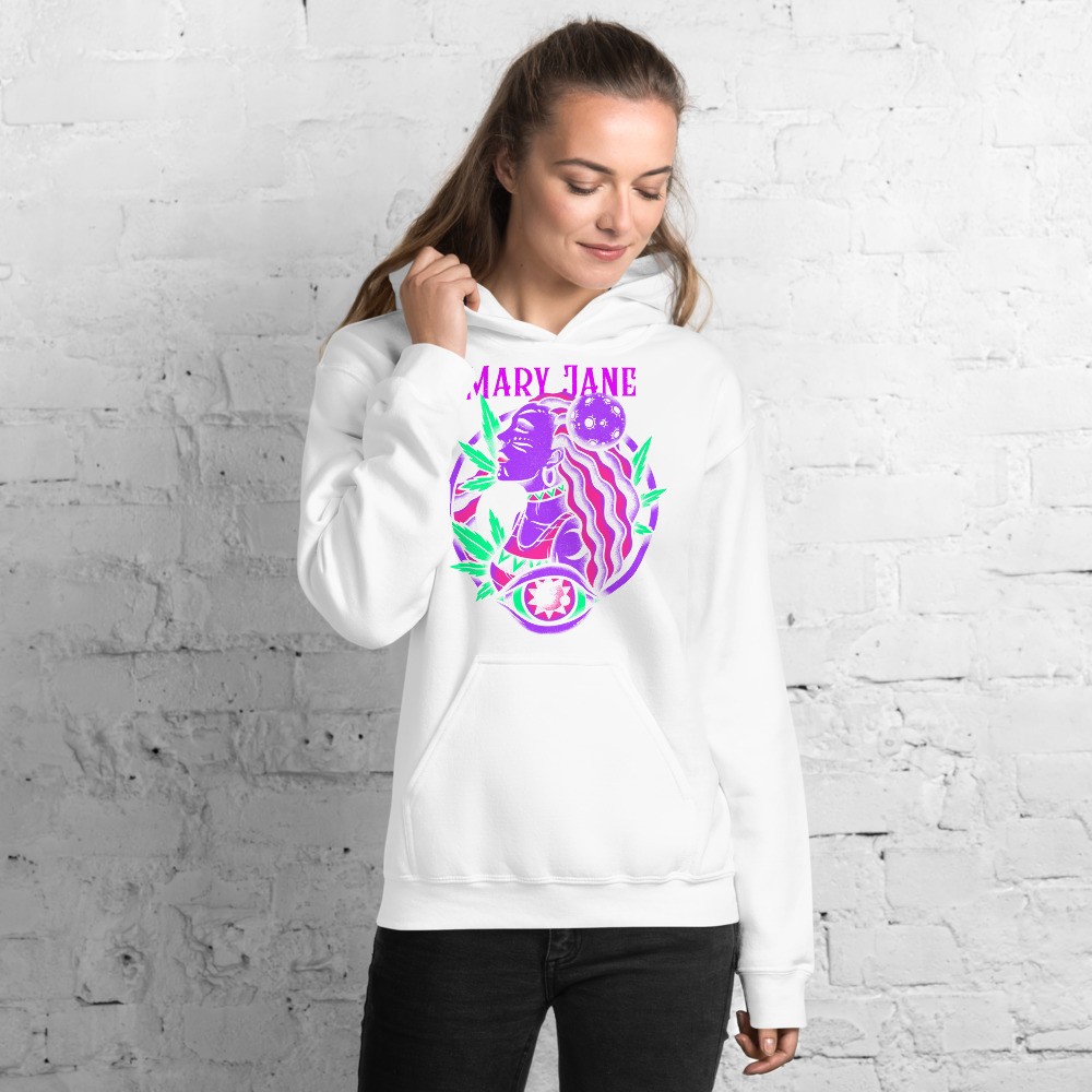 UnisCannabis universe shaman unisex hoodie design Mary Janeex Hoodie