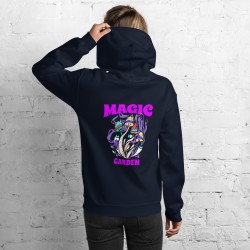 Magic garden Unisex Hoodie, Psychedelic mushrooms