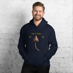 Funny joke mushroom Unisex Hoodie, I am a funguy