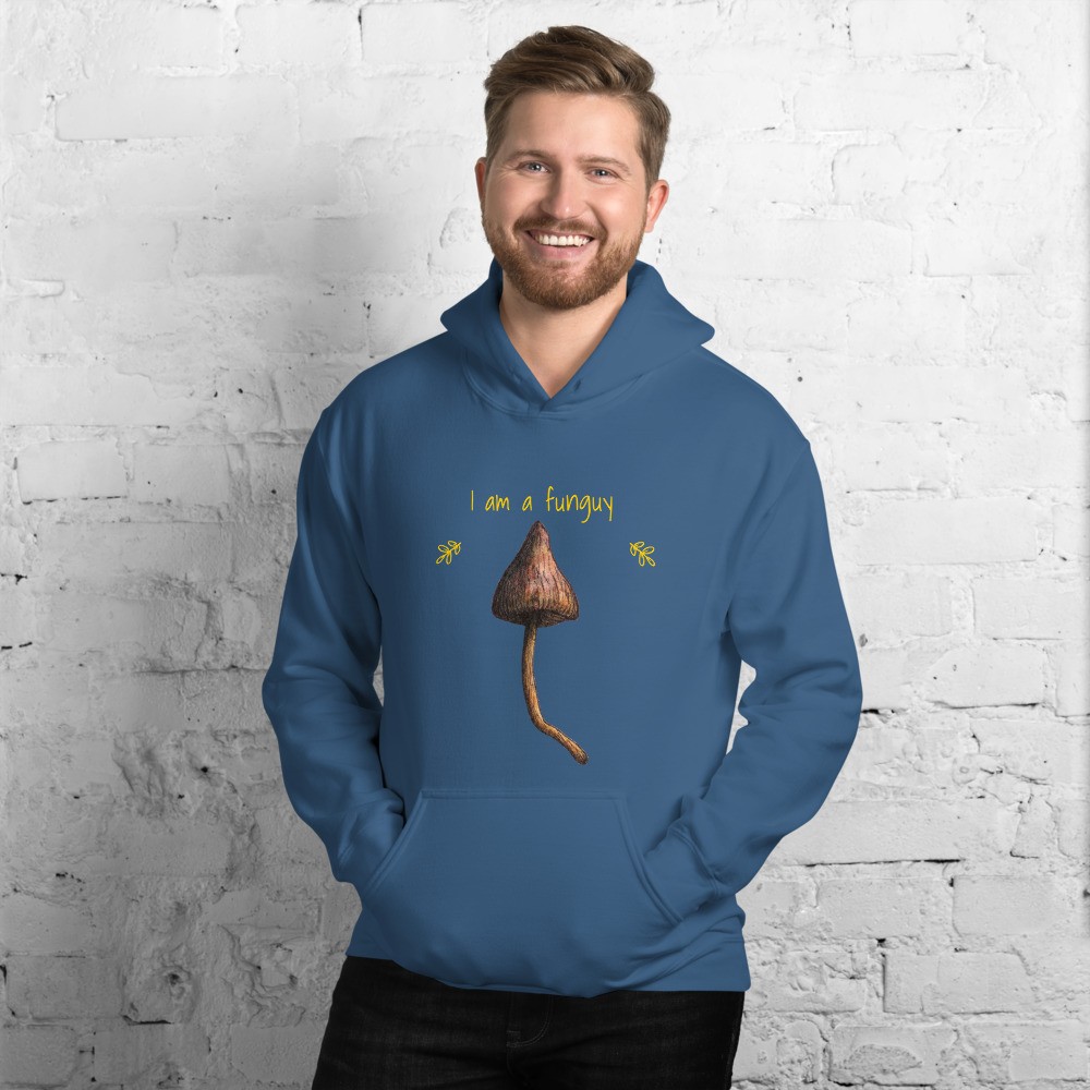 Funny joke mushroom Unisex Hoodie, I am a funguy