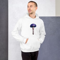 Magic mushroom Unisex Hoodie, trippy design