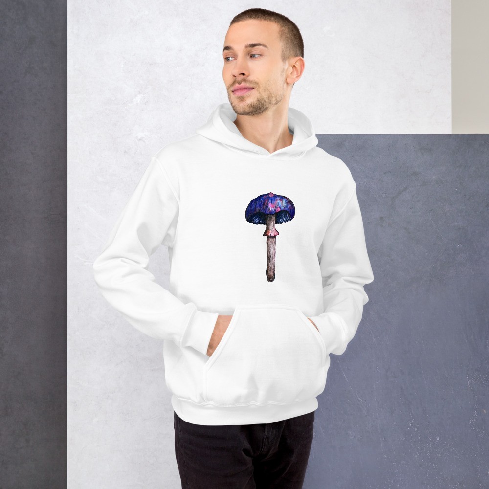 Magic mushroom Unisex Hoodie, trippy design