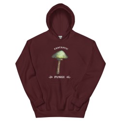 Fantastic fungi mushroom Unisex Hoodie, psychedelic design