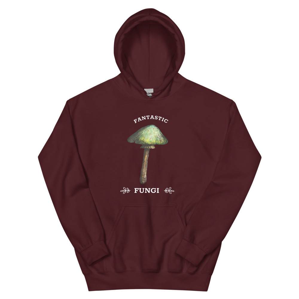 Fantastic fungi mushroom Unisex Hoodie, psychedelic design