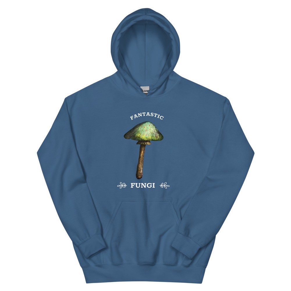 Fantastic fungi mushroom Unisex Hoodie, psychedelic design