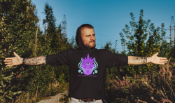 The medicine man Cannabis shaman third eye design unisex hoodie