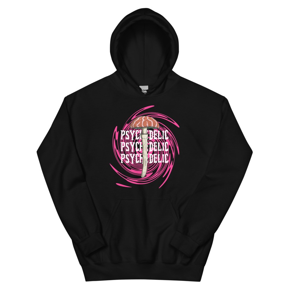 Magic mushroom Unisex Hoodie, psychedelic design