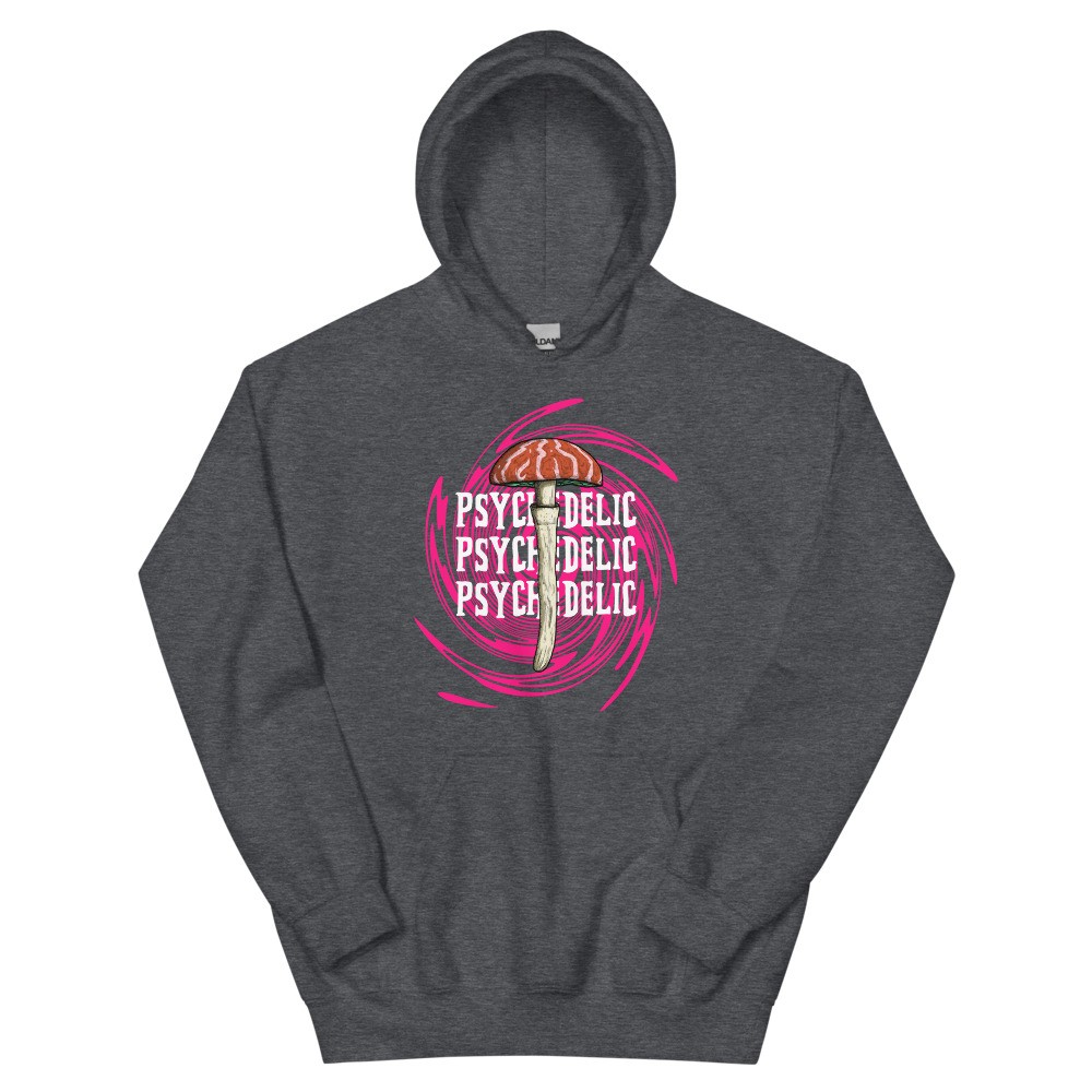 Magic mushroom Unisex Hoodie, psychedelic design