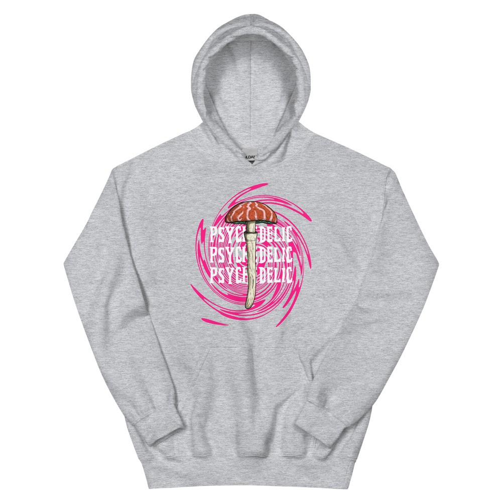 Magic mushroom Unisex Hoodie, psychedelic design