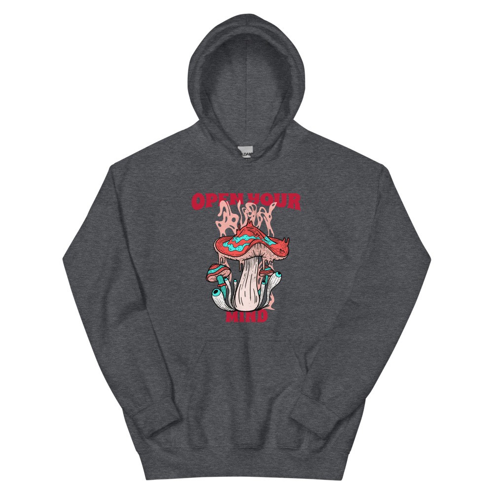 Magic mushroom Unisex Hoodie, Open your mind