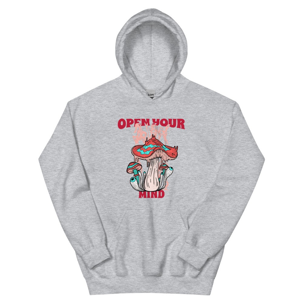 Magic mushroom Unisex Hoodie, Open your mind