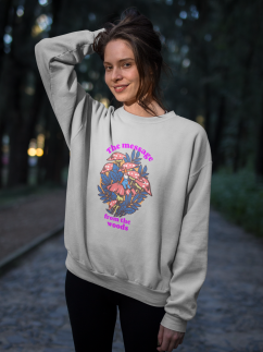 Amanita muscaria Unisex Sweatshirt mushroom design, fly agaric, gnome