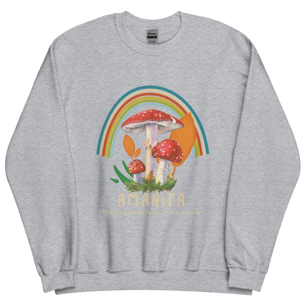 Amanita muscaria Unisex Sweatshirt mushroom design, fly agaric