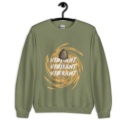 Trippy mushroom vibrant design, Unisex Sweatshirt