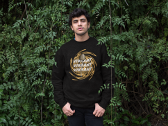 Trippy mushroom vibrant design, Unisex Sweatshirt