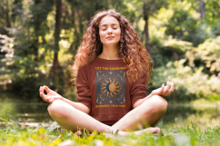 Let the sunshine recharge your soul, unisex sweatshirt