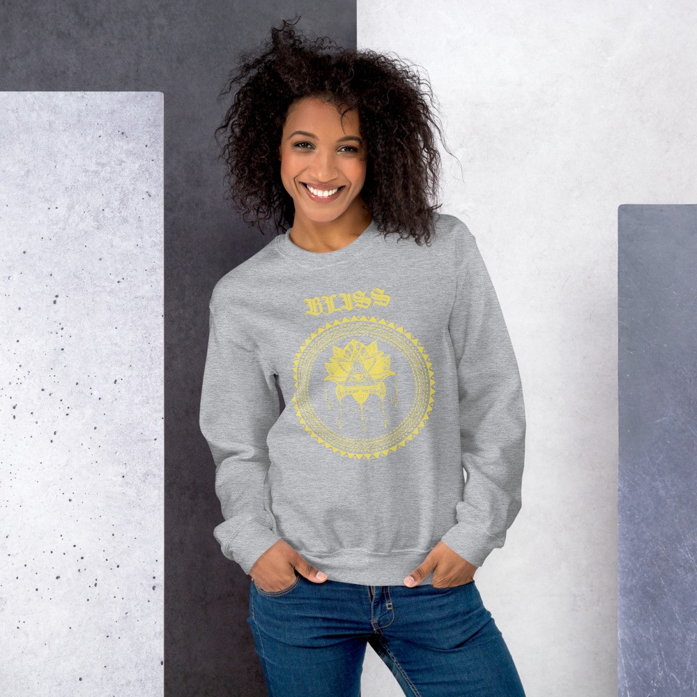 Sweatshirt mandala spiritual design bliss