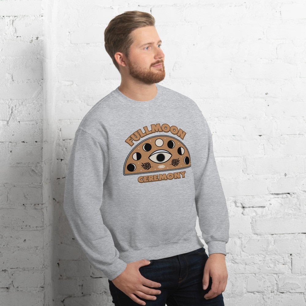 Sweatshirt Fullmoon ceremony, moon cycles, esoteric design