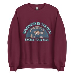 Sweatshirt inspirational quote hippie design, kindness