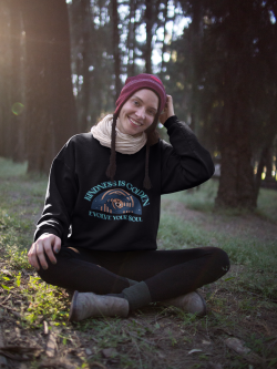 Sweatshirt inspirational quote hippie design, kindness