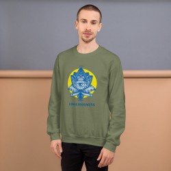 Mikina third eye mandala lotus psychedelic design