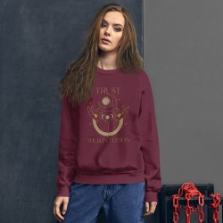 Sweatshirt Trust your intuition quote
