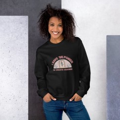 Sweatshirt with an inspirational quote - boho - esoteric