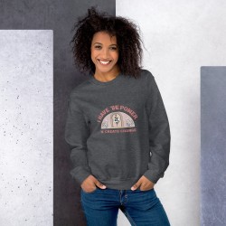 Sweatshirt with an inspirational quote - boho - esoteric