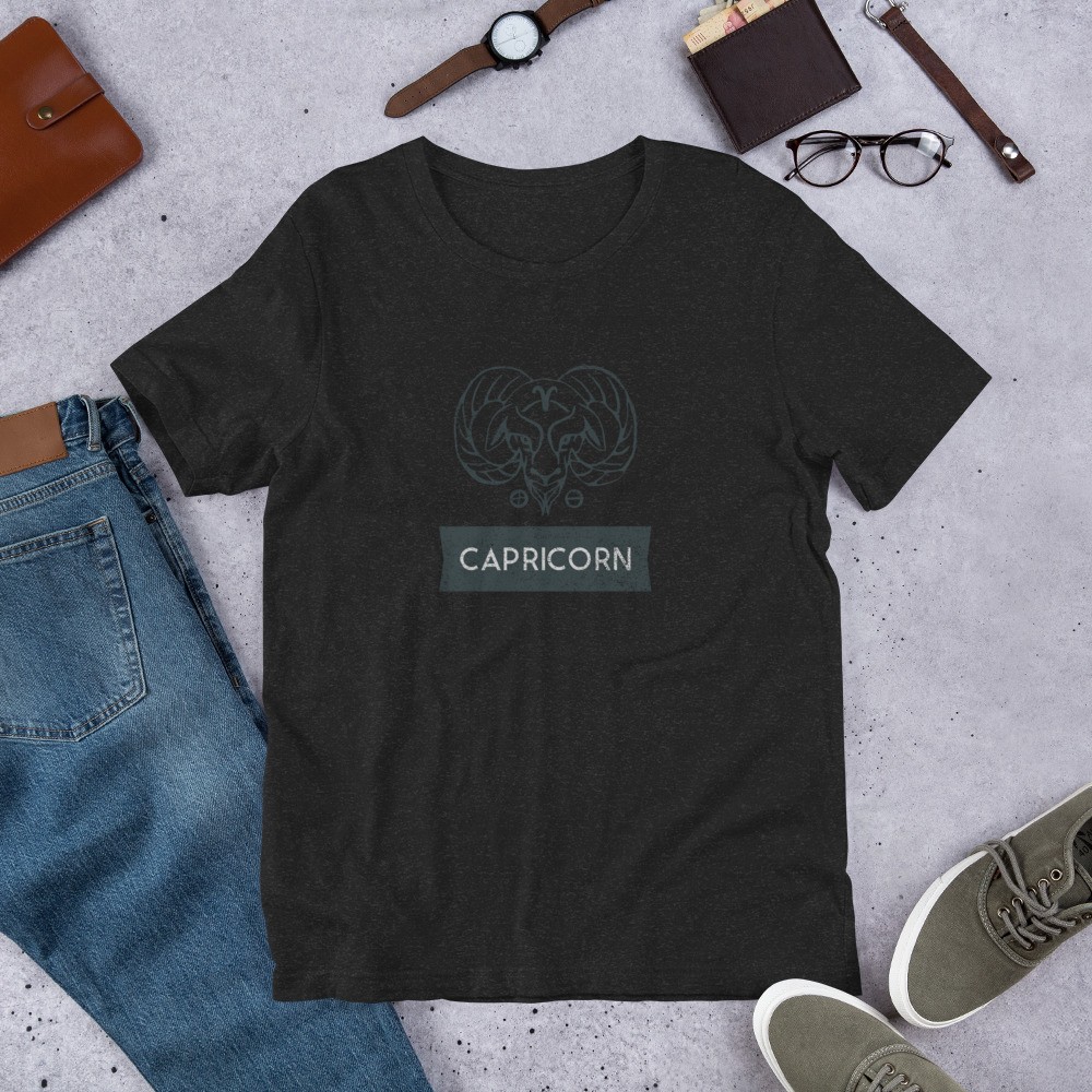 Zodiac sign Capricorn unisex t-shirt, Horoscope