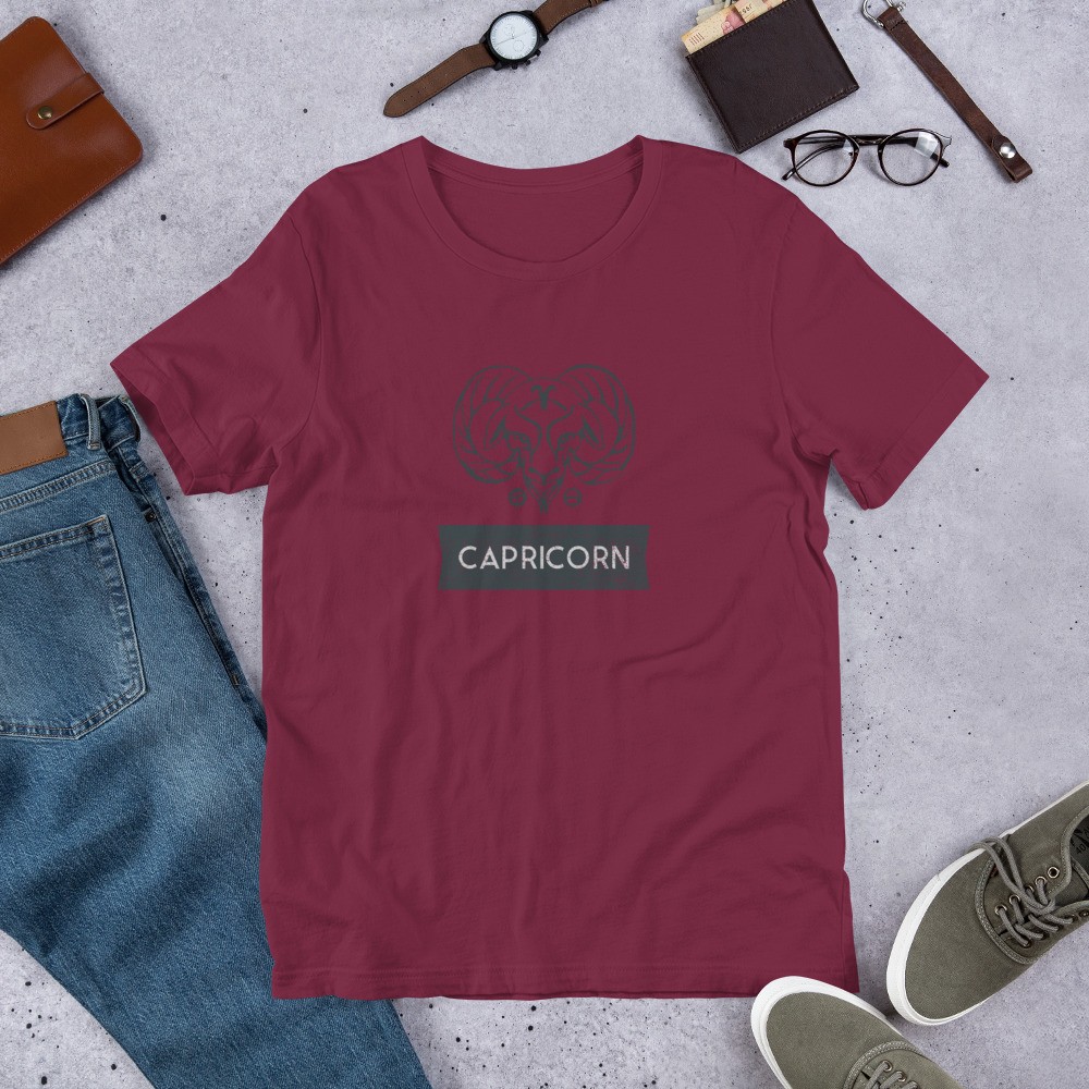 Zodiac sign Capricorn unisex t-shirt, Horoscope