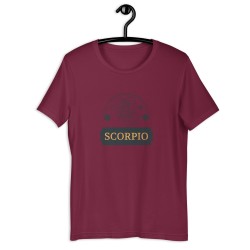 Zodiac sign Scorpio unisex t-shirt, Horoscope