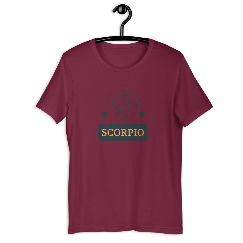 Zodiac sign Scorpio unisex t-shirt, Horoscope