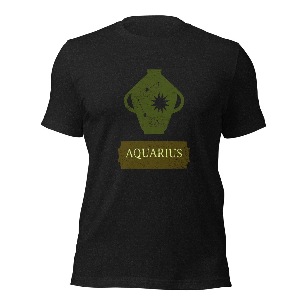 Zodiac sign Aquarius Unisex t-shirt, Horoscope