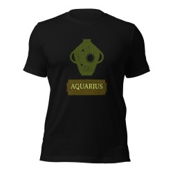 Zodiac sign Aquarius Unisex t-shirt, Horoscope