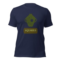 Zodiac sign Aquarius Unisex t-shirt, Horoscope