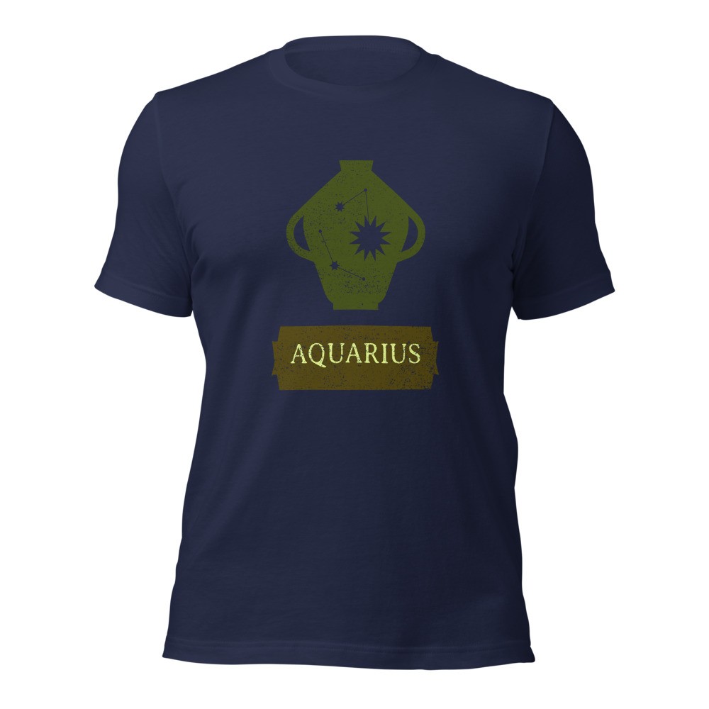 Zodiac sign Aquarius Unisex t-shirt, Horoscope