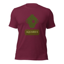 Zodiac sign Aquarius Unisex t-shirt, Horoscope