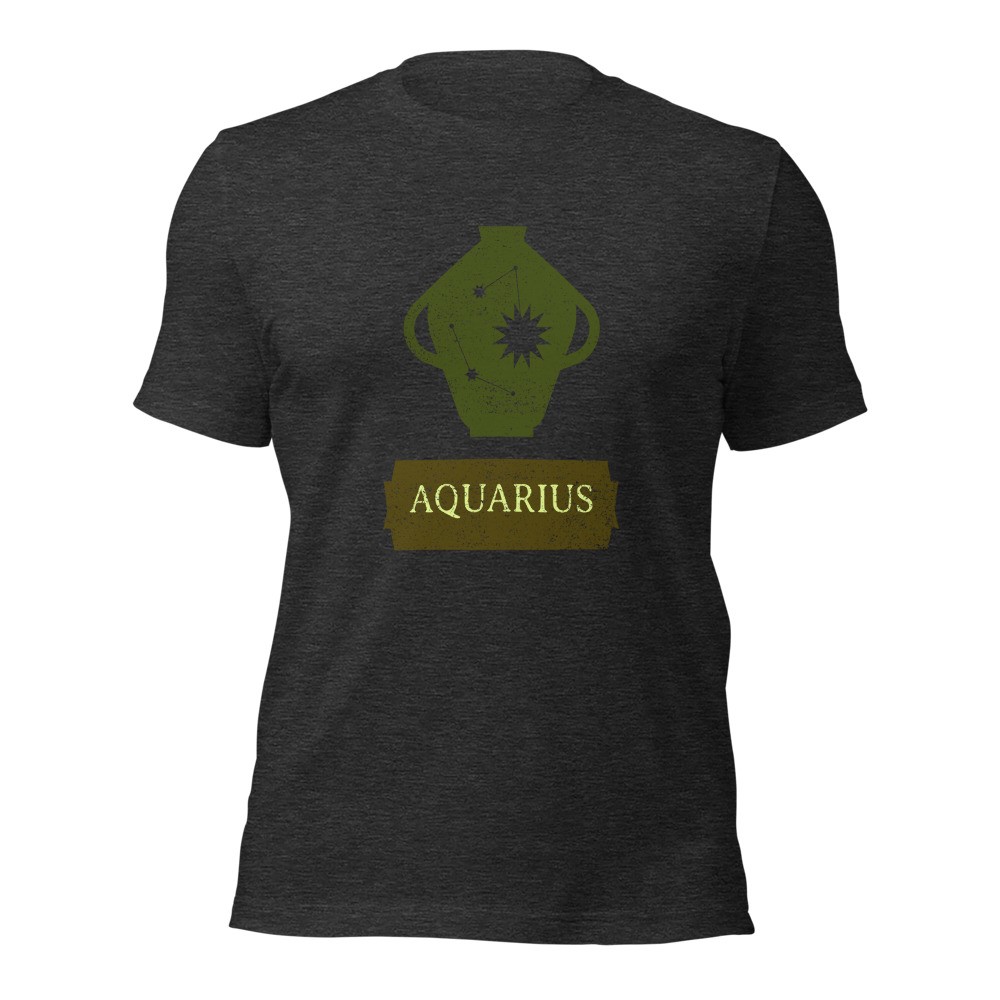 Zodiac sign Aquarius Unisex t-shirt, Horoscope