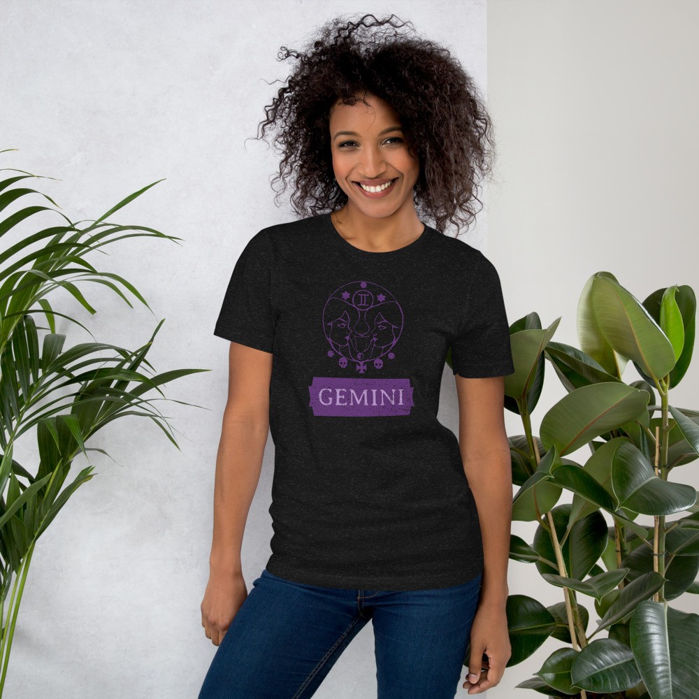 Zodiac sign Gemini unisex t-shirt, Horoscope
