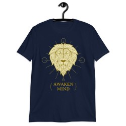 Wise lion spirit animal unisex T-shirt with a quote