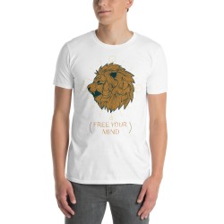 Lion spirit animal unisex T-shirt with a quote
